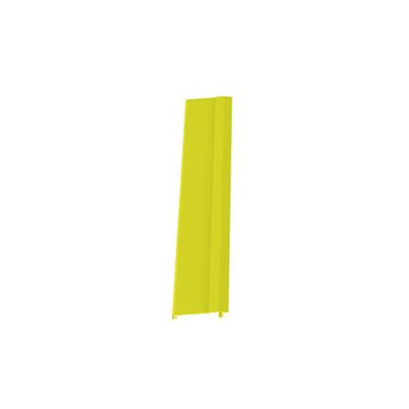 Tapa Con Bisagra A Presión Para Canaleta Fiberrunner™ Fr12x4yl6 De Pvc Rigido Color Amarillo 1.8 M De Largo