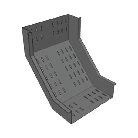 curva vertical interior para fondo perforado de 4 x 4 perfil z