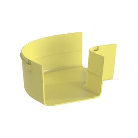 ángulo recto a 90º horizontal para canaletas fiberrunner™ 6x4 color amarillo201368