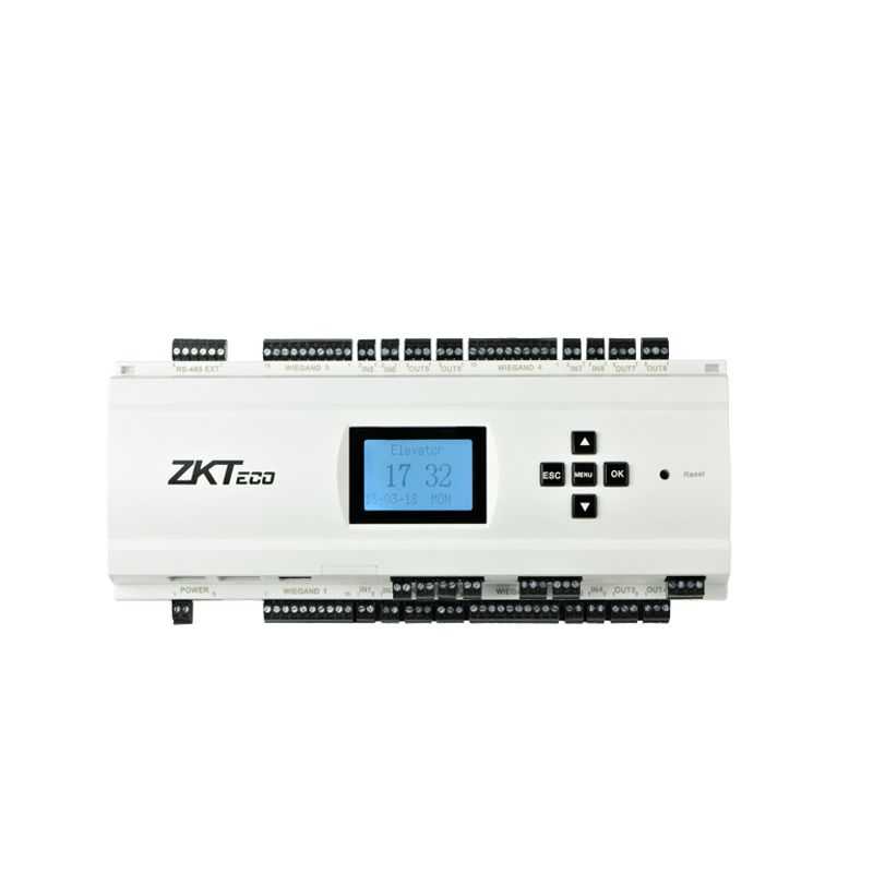 Zkteco Ec10  Panel Para Control De Elevadores / 10 Pisos / 3000 Huellas / 30000 Tarjetas / No Incluye Fuente / Compatible Solo C