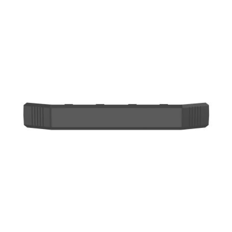 unión recta para canaleta de piso afr4bcbl6 material pvc rigido color negro 216519