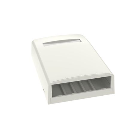 Caja De Montaje En Superficie Para 4 Módulos Minicom Color Blanco Mate