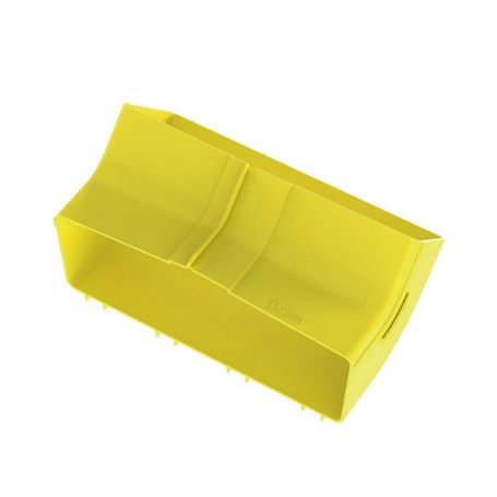 bajada vertical interior de 45º con tapa para uso con canaletas 12x4 fiberrunner™ color amarillo210673