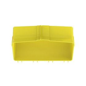 bajada vertical interior de 45º con tapa para uso con canaletas 12x4 fiberrunner™ color amarillo210673