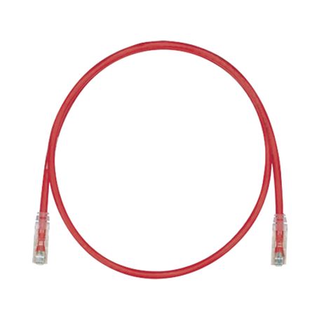 Cable De Parcheo Tx6 Utp Cat6 24 Awg Cm Color Rojo 100ft