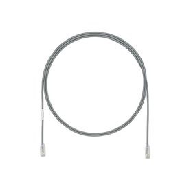 cable de parcheo utp cat6a cmlszh diámetro reducido 28awg color gris 20 ft