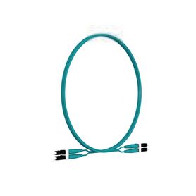 jumper de fibra optica multimodo 50125 om4 lclc duplex lszh color aqua 2 metros185676