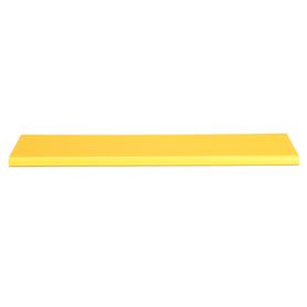 tapa con bisagra a presión para canaleta fiberrunner™ fr6x4yl2 de pvc rigido color amarillo 2 m de largo184840