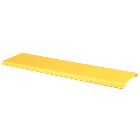 Tapa Con Bisagra A Presión Para Canaleta Fiberrunner™ Fr6x4yl2 De Pvc Rigido Color Amarillo 2 M De Largo