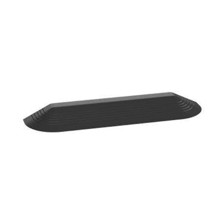 tapa final para canaleta de piso afr4bcbl6 material pvc rigido color negro 216518