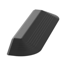 tapa final para canaleta de piso afr4bcbl6 material pvc rigido color negro 216518