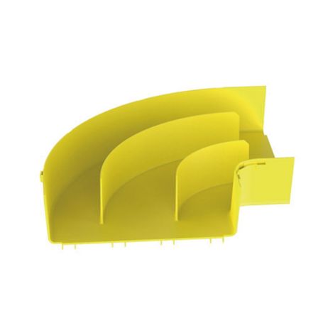 Ángulo Recto A 90º Horizontal Para Canaletas Fiberrunner™ 12x4 Color Amarillo