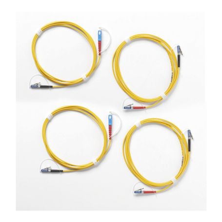kit de cables de referencia de comprobación monomodo certifiber® pro para fibras con conectores lc 2 sclc metálico 2 lclc metál
