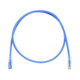 cable de parcheo tx6 utp cat6 24 awg cm color azul 7ft
