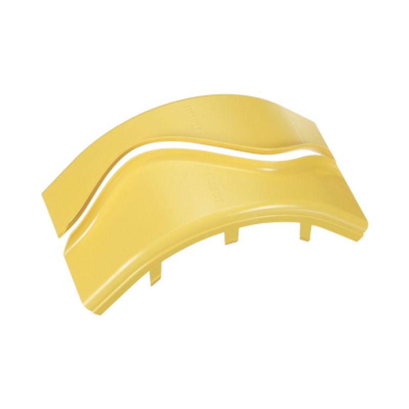 Tapa De Bajada Vertical Exterior De 90º Para Uso Con Canaletas 6x4 Fiberrunner™ Color Amarillo