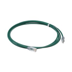 cable de parcheo utp cat6a cmlszh diámetro reducido 28awg color verde 7ft180701