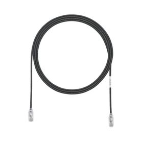 cable de parcheo tx6 utp cat6 diámetro reducido 28awg color negro 6ft 