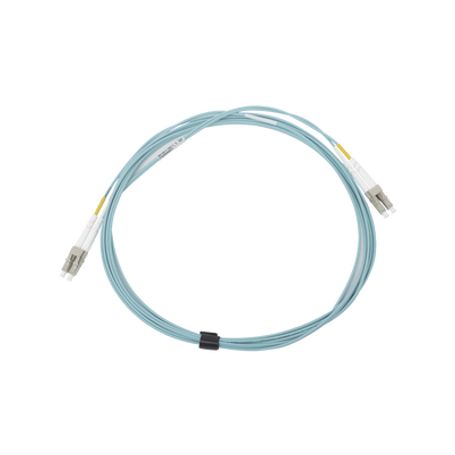 Jumper De Fibra Óptica Multimodo 50/125 Xglo Om3 Lclc Duplex Ofnr Color Aqua 5 Metros