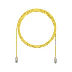 cable de parcheo utp cat6a cmlszh diámetro reducido 28awg color amarillo 17ft