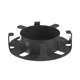 administrador de fibra óptica en paneles opticom de 1 ur color negro 2 piezas182783