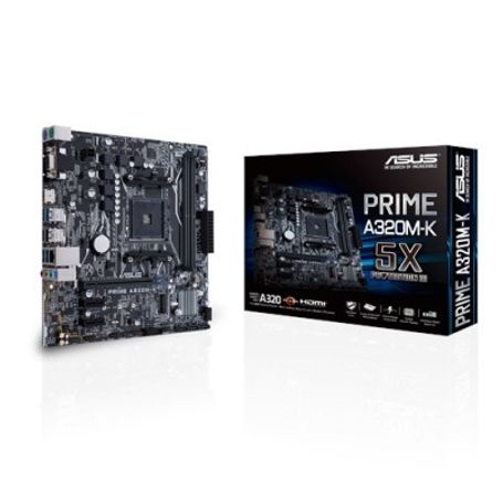 Tarjeta Madre ASUS PRIME A320MK DDR4SDRAM 32 GB AMD Socket AM4 Micro ATX TL1 