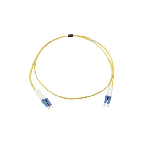 jumper de fibra óptica monomodo os2 xglo riser lcupclcupc duplex ofnr color amarillo 5 metros