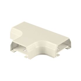 accesorio en t para uso con canaleta t45 material pvc rigido color blanco204135