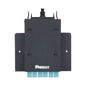soporte para montaje de un casete hd flex de 6 puertos para aplicaciones por zona color negro184359