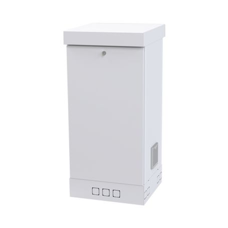 Gabinete Para Piso Capacidad 20 Unidades De Rack 553mm De Ancho 1242mm De Profundidad Doble Puerta Y Postes Frontales E Intermed