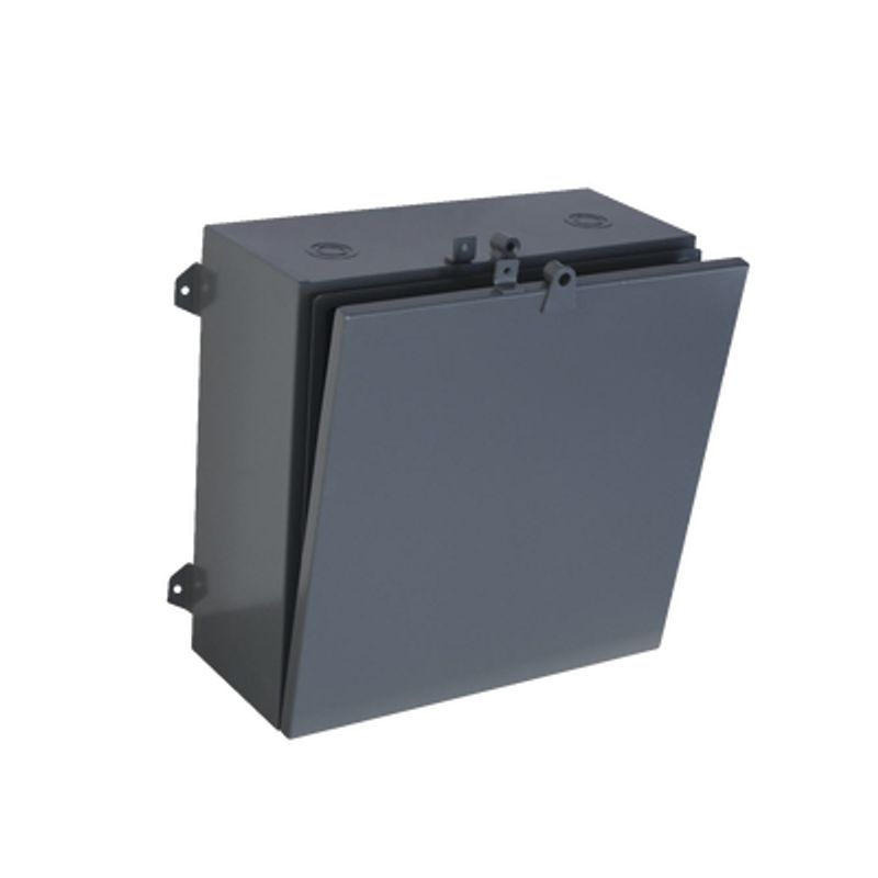 Gabinete Eléctrico De Lamina Galvanizada De 584 X 584 X 272 Mm Autoextinguible Resistente A Polvo Agua Y Rayos Uv Color Gris (th Gabinete Eléctrico De Lamina Galvanizada De 584 X 584 X 272 Mm Autoextinguible Resistente A Polvo Agua Y Rayos Uv Color Gris (th
