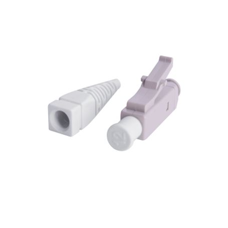 Conector De Fibra Óptica Lc Simplex Para Instalación En Campo Multimodo Fibra Recubierta Color Beige