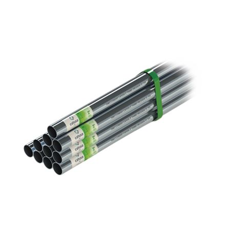 tubo conduit 12 pared delgada 13mm x 3m  galvanizado etiqueta verde calibre 19