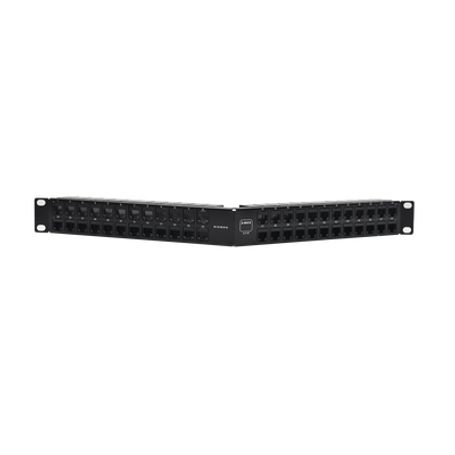 patch panel zmax de 48 puertos modular vacio angulado 1ur92823