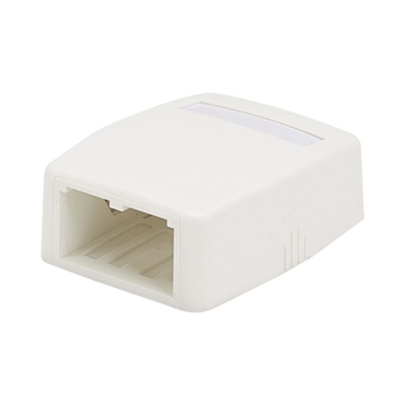 Caja De Montaje En Superficie Para 2 Módulos Minicom Color Blanco Mate