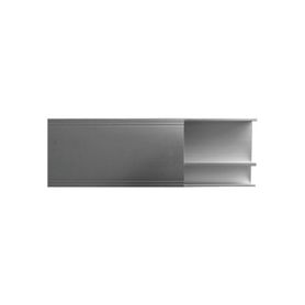 canaleta de aluminio linea r40 color blanco 117 x 273mm tramo de 3 metros 