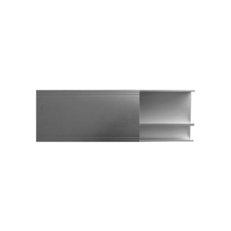 Canaleta De Aluminio Linea R40 Color Blanco 117 X 27.3mm Tramo De 3 Metros 