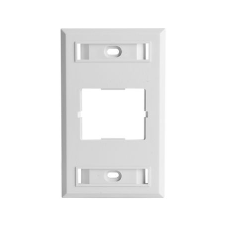 Placa De Pared Ct Para Un Acoplador Color Blanco Versión Bulk (sin Empaque Individual) Placa De Pared Ct Para Un Acoplador Color Blanco Versión Bulk (sin Empaque Individual)