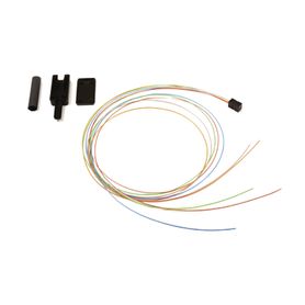 kit breakout de 6 fibras para convertir fibra loose tube de 250 a 900 micras 1 metro