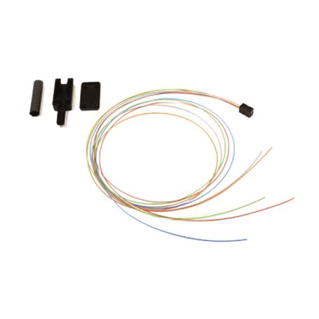 Kit Breakout De 6 Fibras Para Convertir Fibra (loose Tube) De 250 A 900 Micras 1 Metro