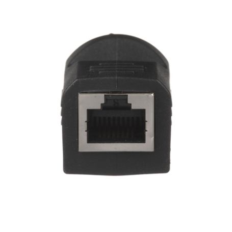 Adaptador Industrialnet™ De M12 Dcode A Rj45 Para Uso En Redes Industriales Protección Ip20 En Rj45 E Ip68 En M12 Color Negro