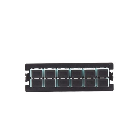  placa acopladora para distribuidor de fibra óptica lpodf8024 incluye 12 acopladores sc simplex para fibra multimodo 12 fibras2