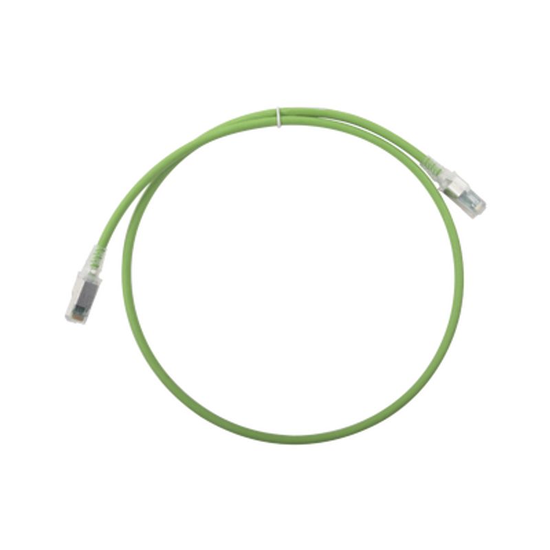 Patch Cord Zmax Cat6a S/ftp Cm/ls0h 3ft Color Verde Versión Bulk (sin Empaque Individual)