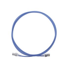 patch cord mc6 modular cat6 utp cmls0h 7ft color azul diámetro reducido 28awg89923