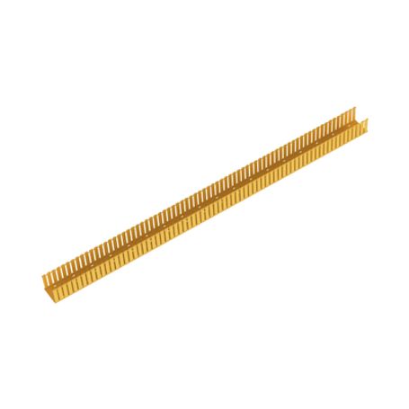 canaleta ranurada de pvc sin tapa fiberduct™ 4 in de ancho 4 in de alto y 18288 mm de largo color amarillo184765