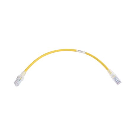 patch cord mc6 modular cat6 utp cmls0h 1ft color amarillo170990