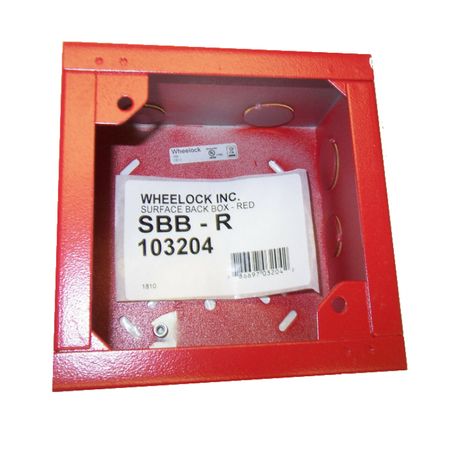 Bosch Fsbbr  Caja Posterior Para Sirena Color Rojo