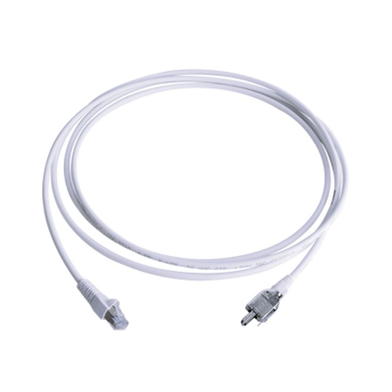 Patch Cord Tera Cat5e 10/100baset De 2 Pares Y Conector Modular Ls0h Color Negro 1 Metro