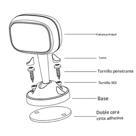 Dahua Dhidaecdm5110cyn  Cámara Para Monitoreo De Conductor/ Lente De 4mm/ Ir De 3 Mts/ Para Dvr Movil/ Analitico Dsm/ Detecta Ca