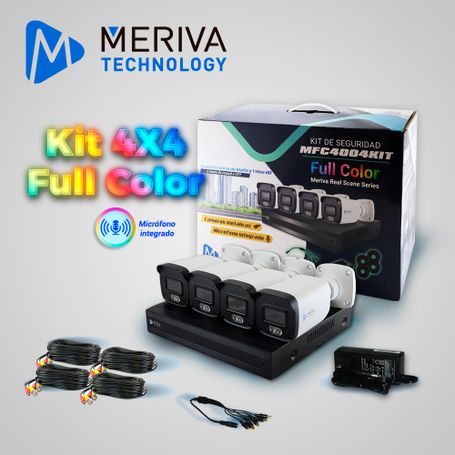 kit 4x4 mfc4004kit incluye 1 dvr mxvr4004a 4ch 1080plite soporta audio sobre coaxial o utp   4 cámaras hd meriva technology bul