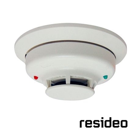 Detector Fotoeléctrico De Humo Resideo 5193sd Alambrico/ Vplex/ Incluye Led Indicador/ Compatible Con Paneles Vistafbpt Y Vista3